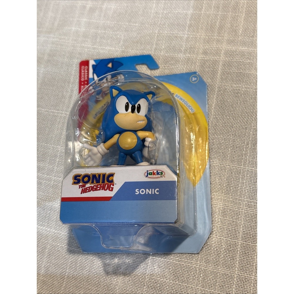 Sonic The Hedgehog 2.5" Classic Sonic Figure (Hand‎ Extended) New